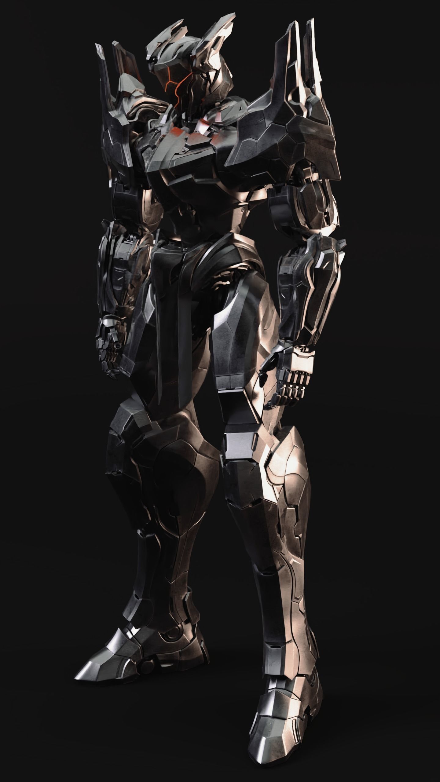 Mordred Low-poly 3D model_4