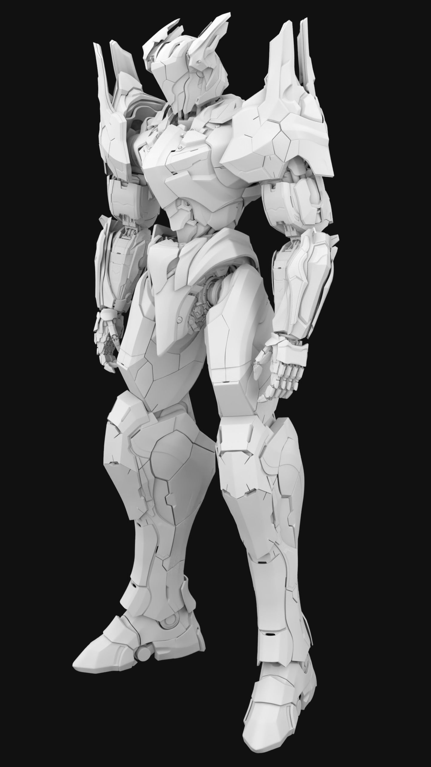 Mordred Low-poly 3D model_12