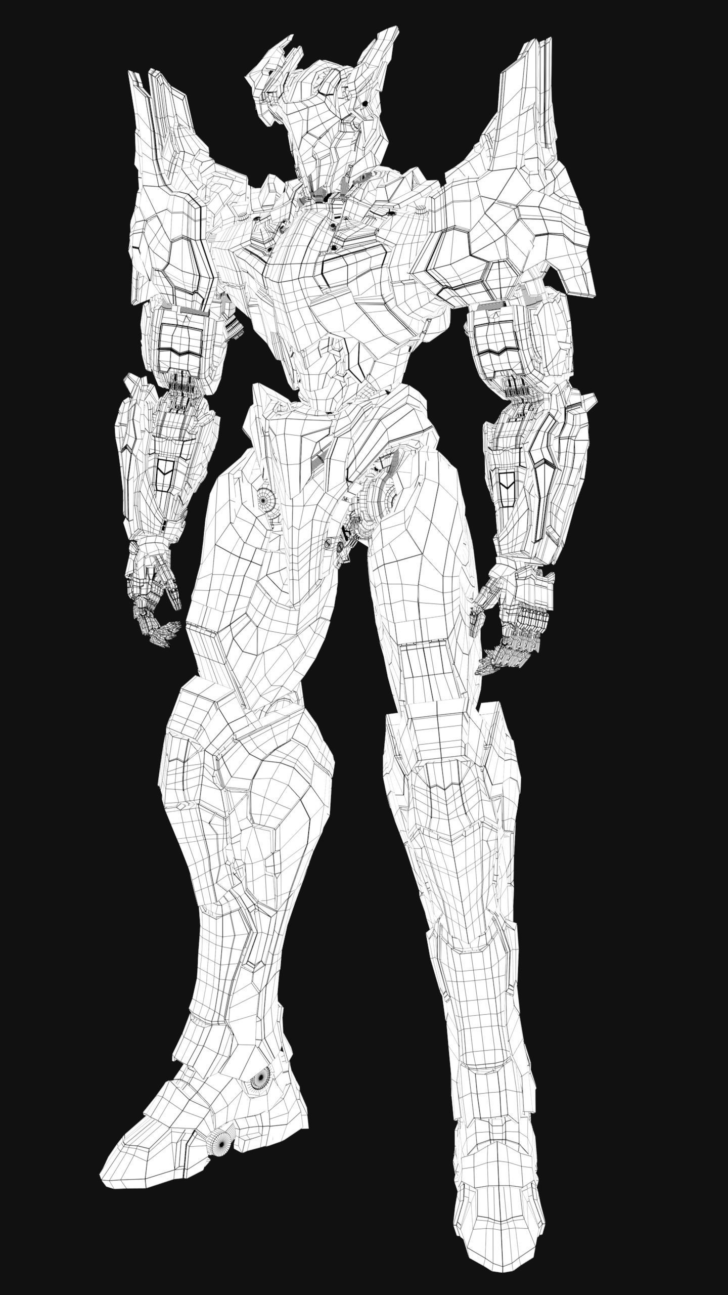 Mordred Low-poly 3D model_20