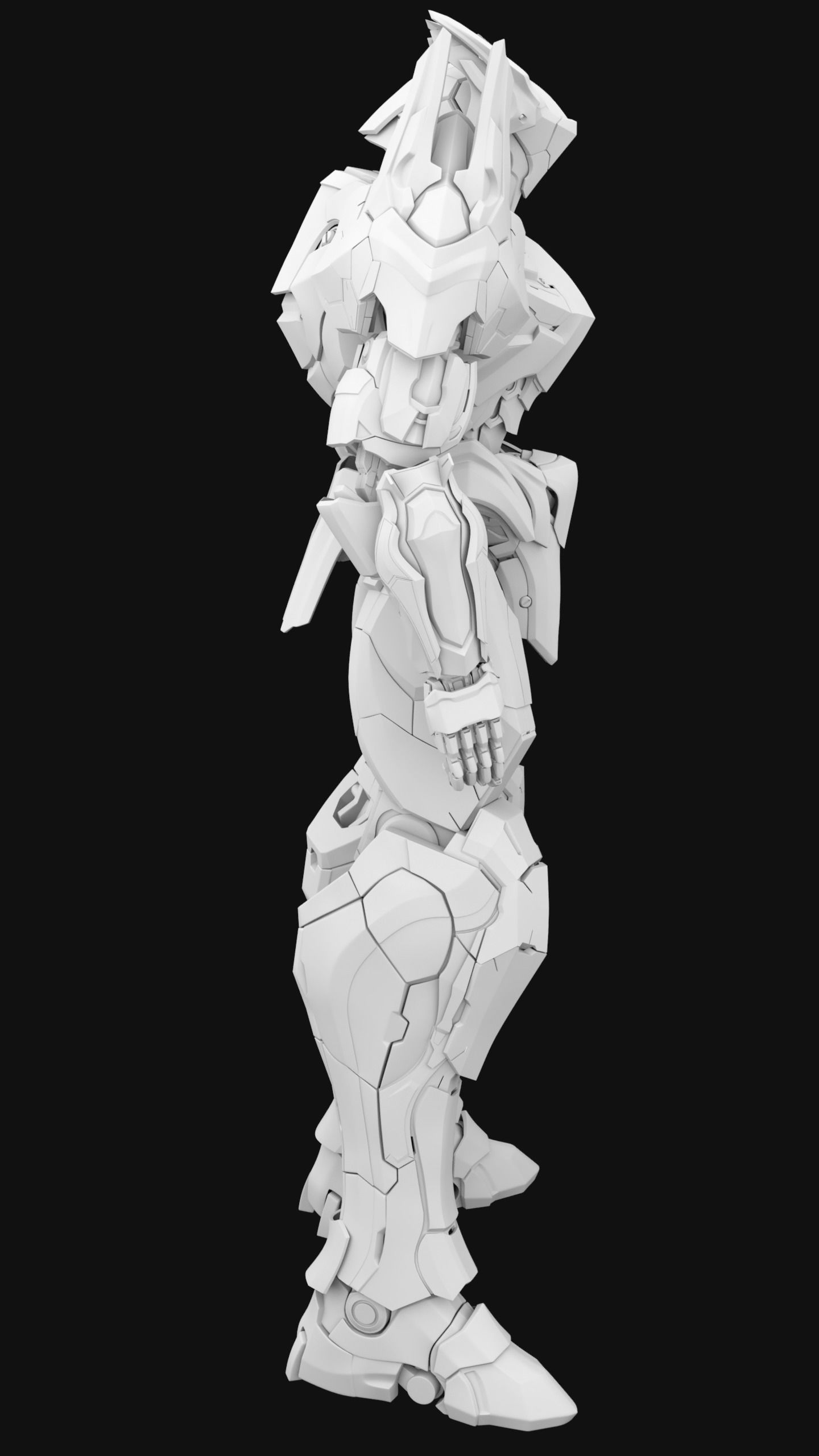 Mordred Low-poly 3D model_16