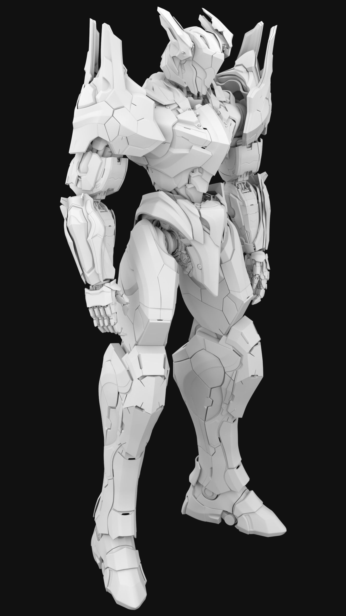 Mordred Low-poly 3D model_18