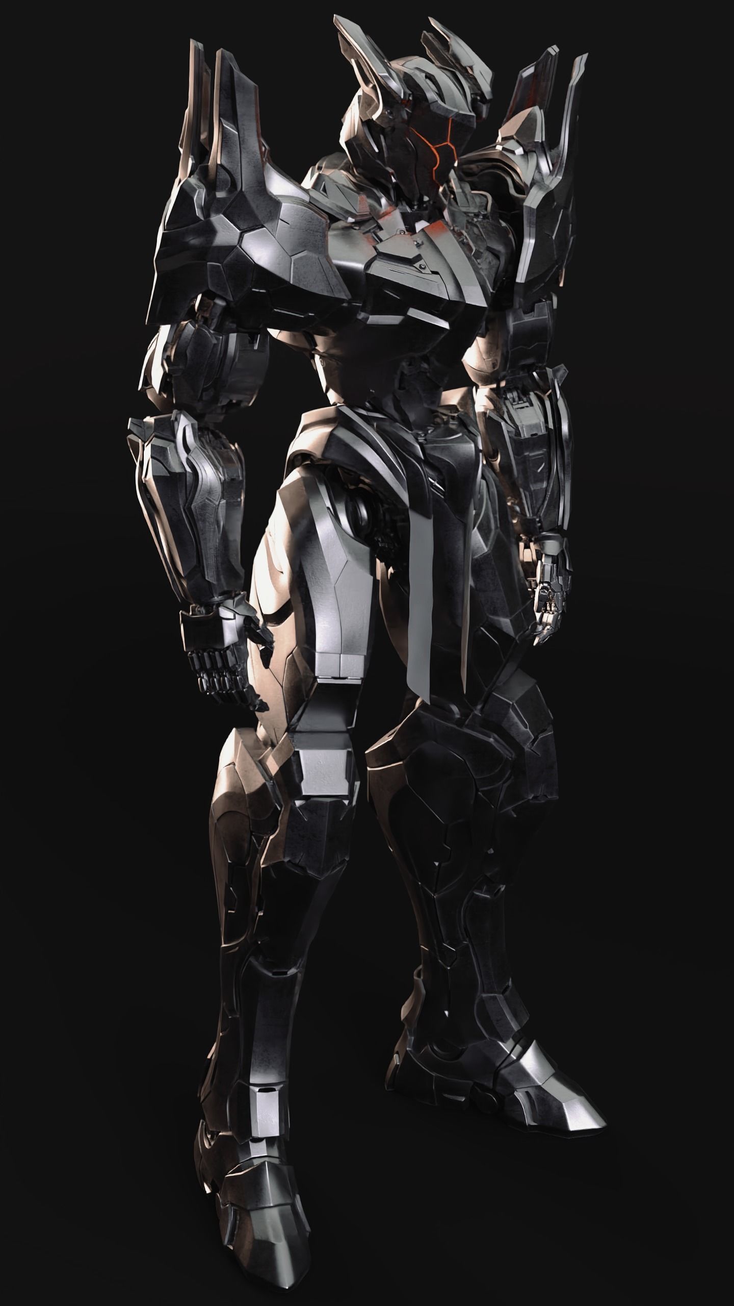 Mordred Low-poly 3D model_2