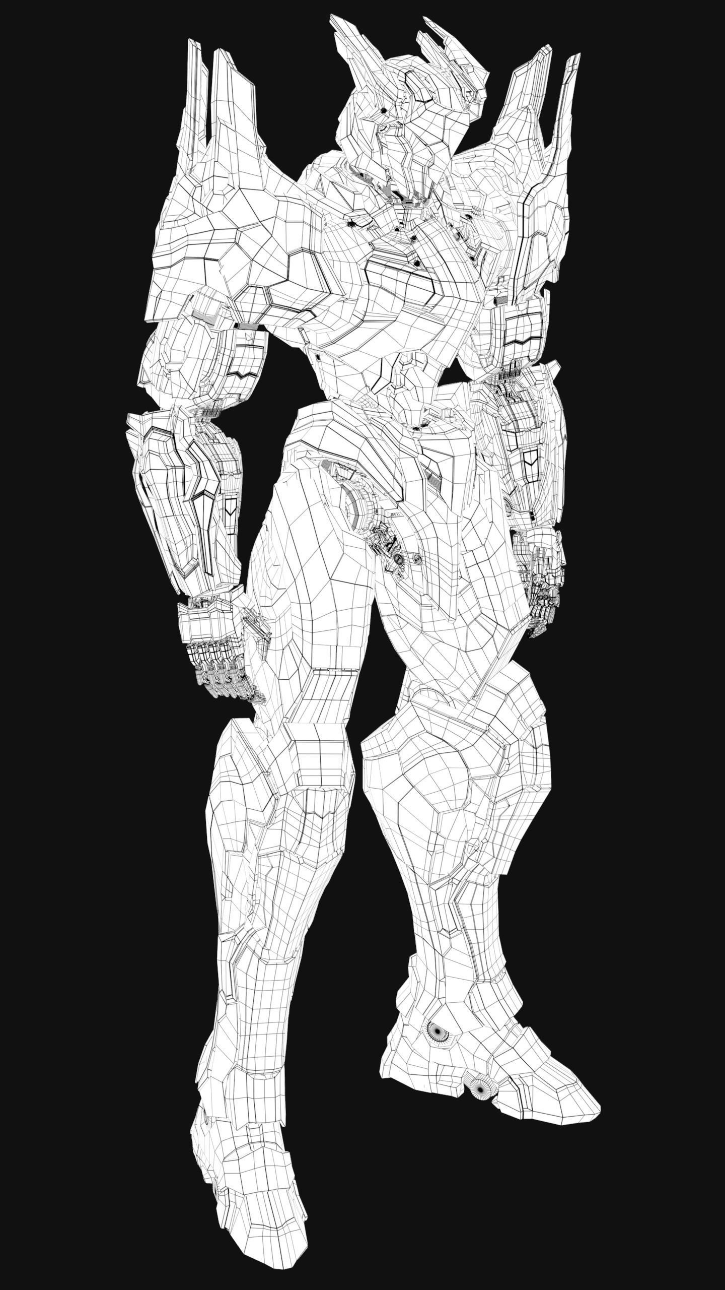 Mordred Low-poly 3D model_28