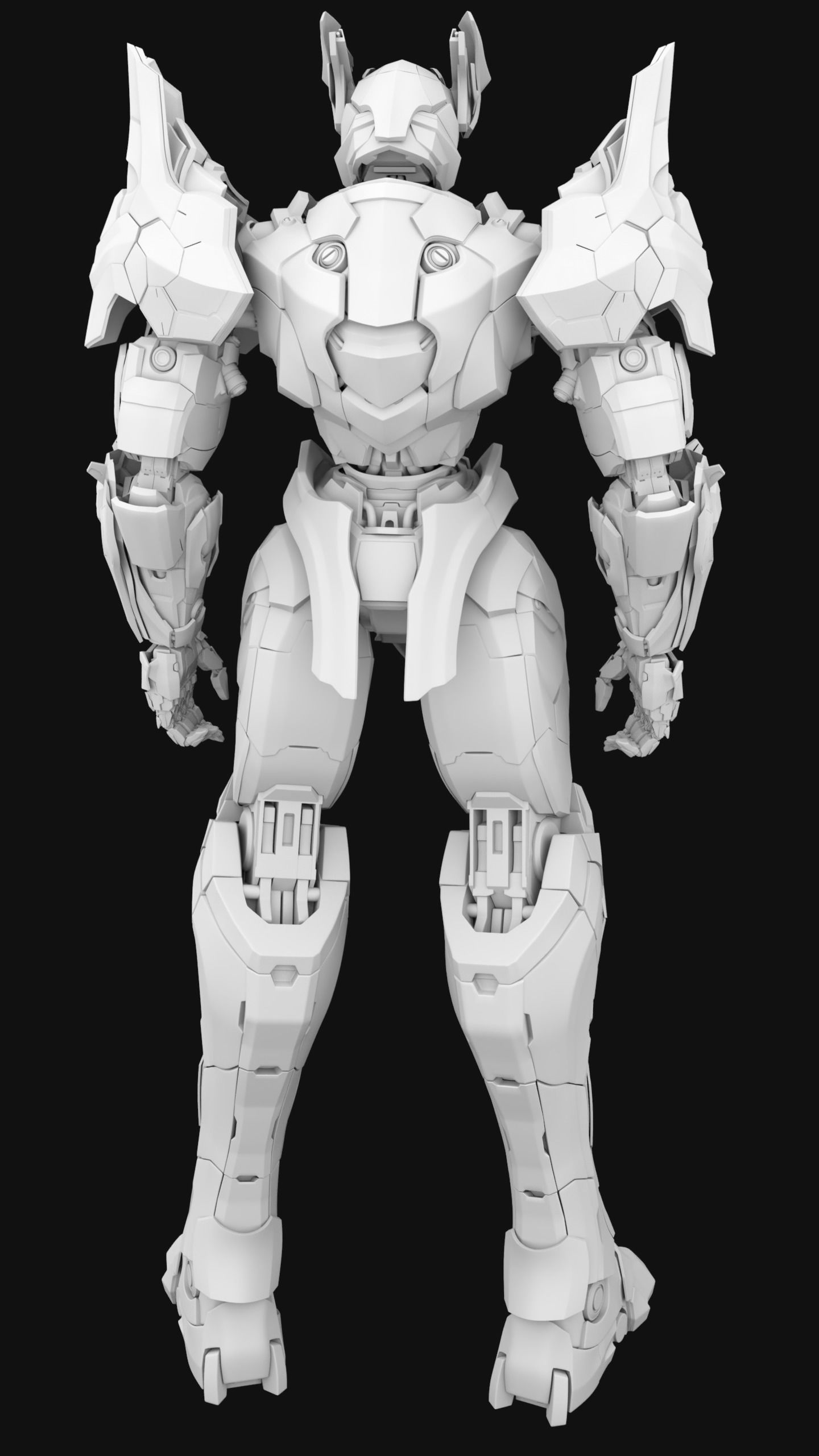 Mordred Low-poly 3D model_15