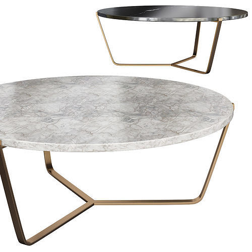 VG New Trend DOLOMITI NEW CALACATTA MARBLE  COFFEE TABLE3d model Low-poly 3D model
