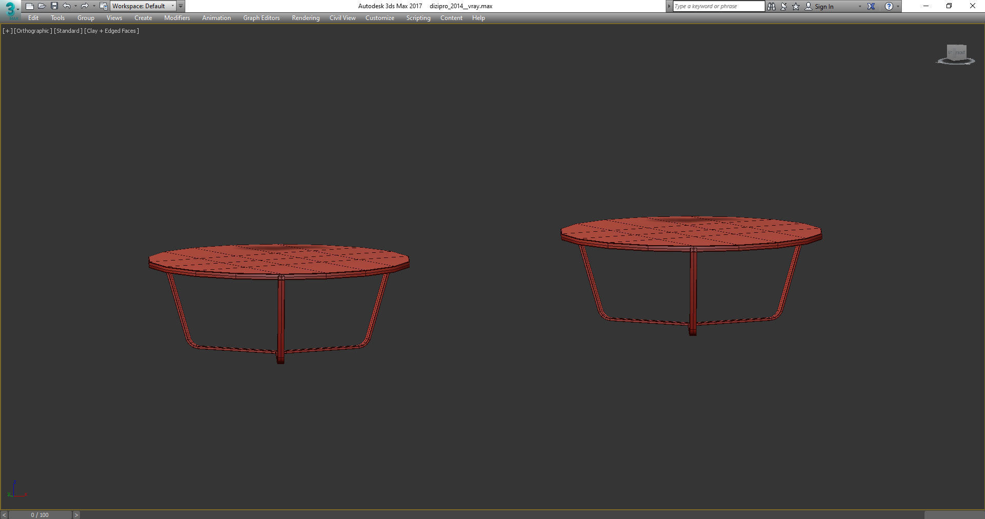 VG New Trend DOLOMITI NEW CALACATTA MARBLE COFFEE TABLE3d model Low-poly 3D model_3