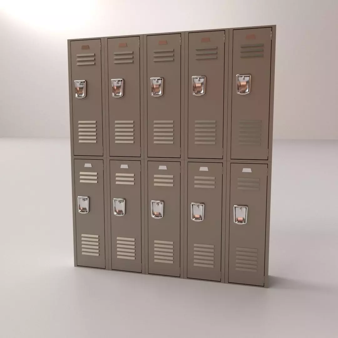 Locker V2 3D model_0