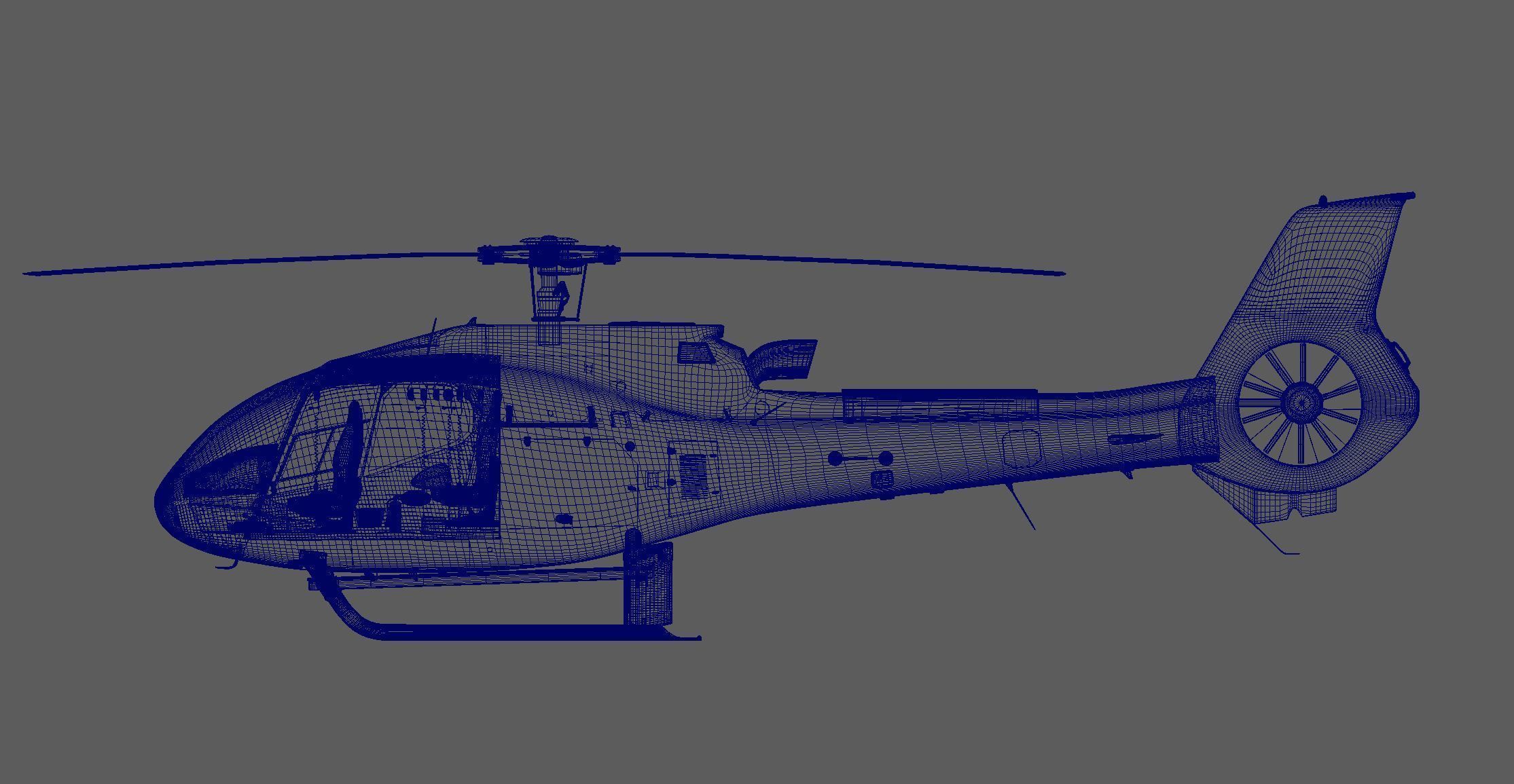 Helicopter - 3D model_5