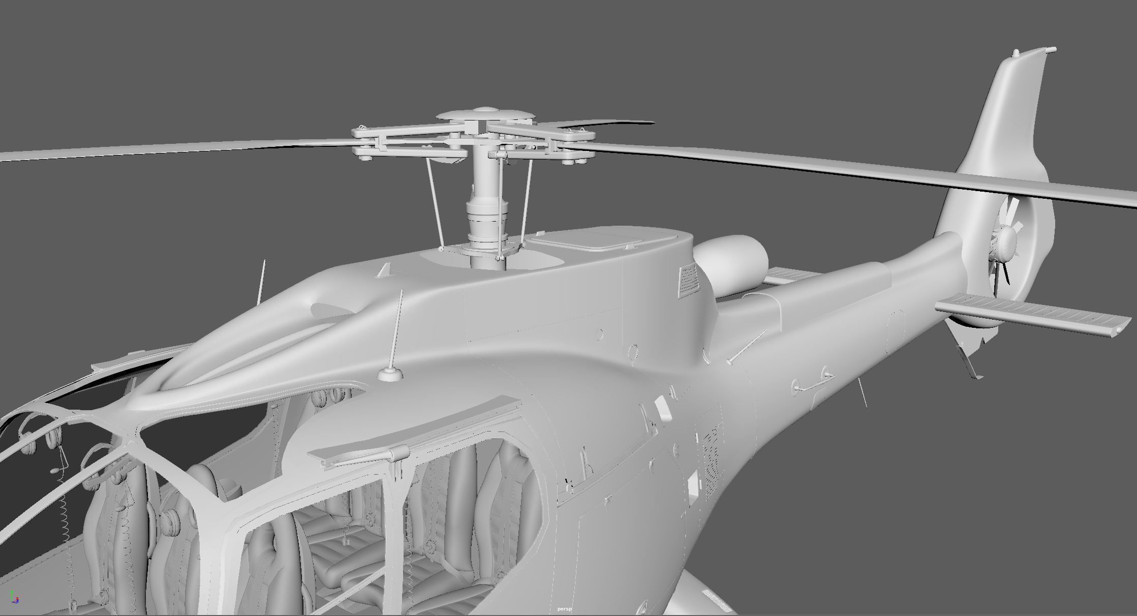 Helicopter - 3D model_9