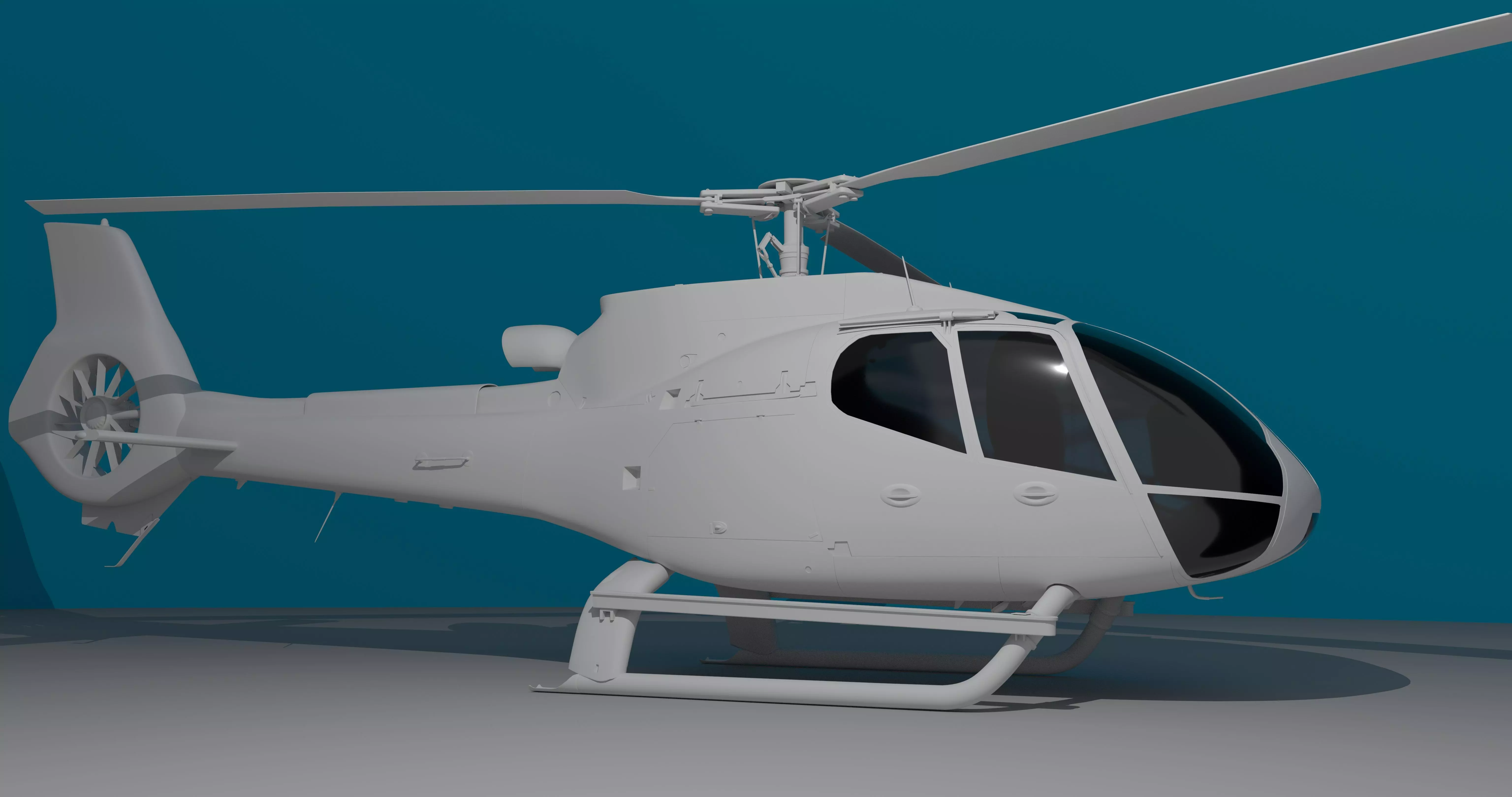 Helicopter - 3D model_0