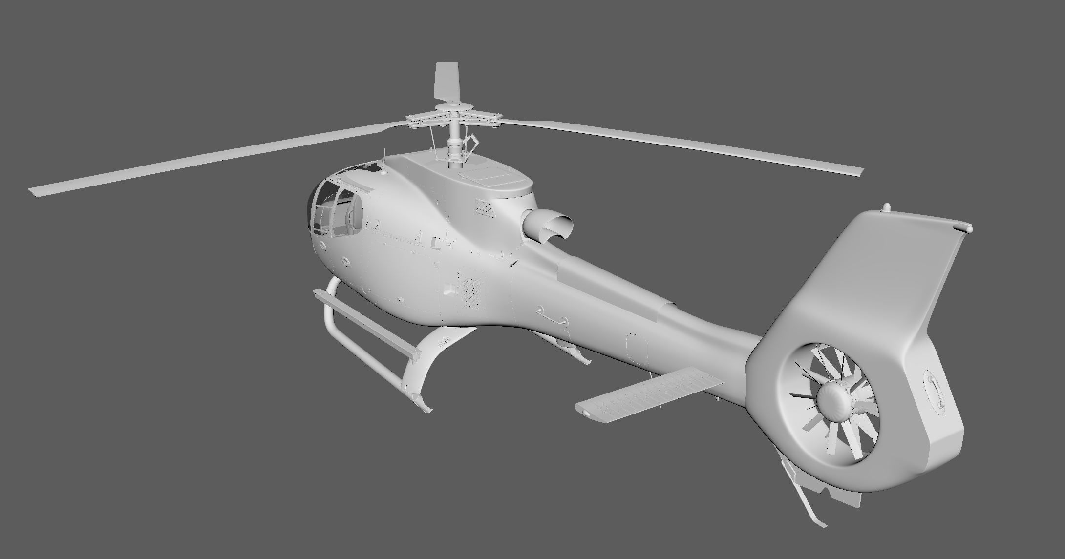 Helicopter - 3D model_7