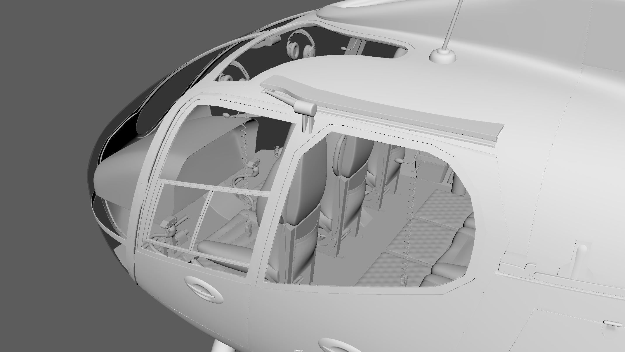 Helicopter - 3D model_11