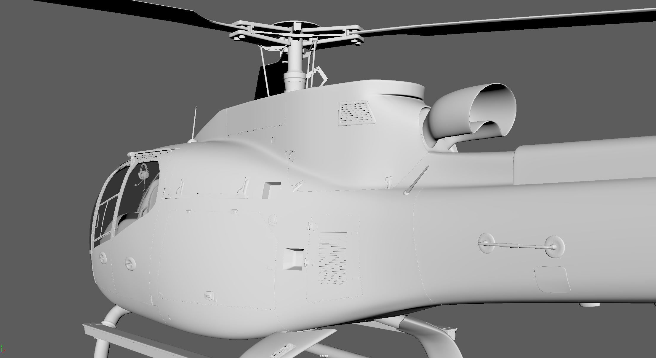 Helicopter - 3D model_12