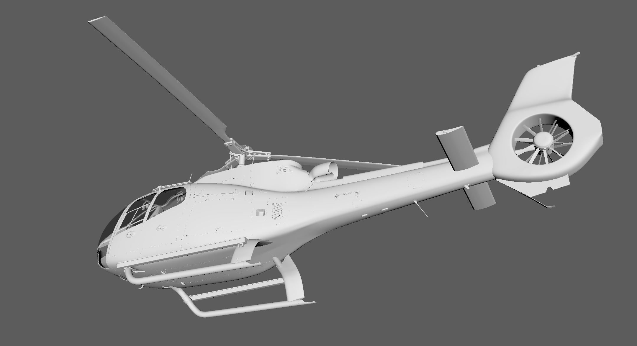Helicopter - 3D model_3