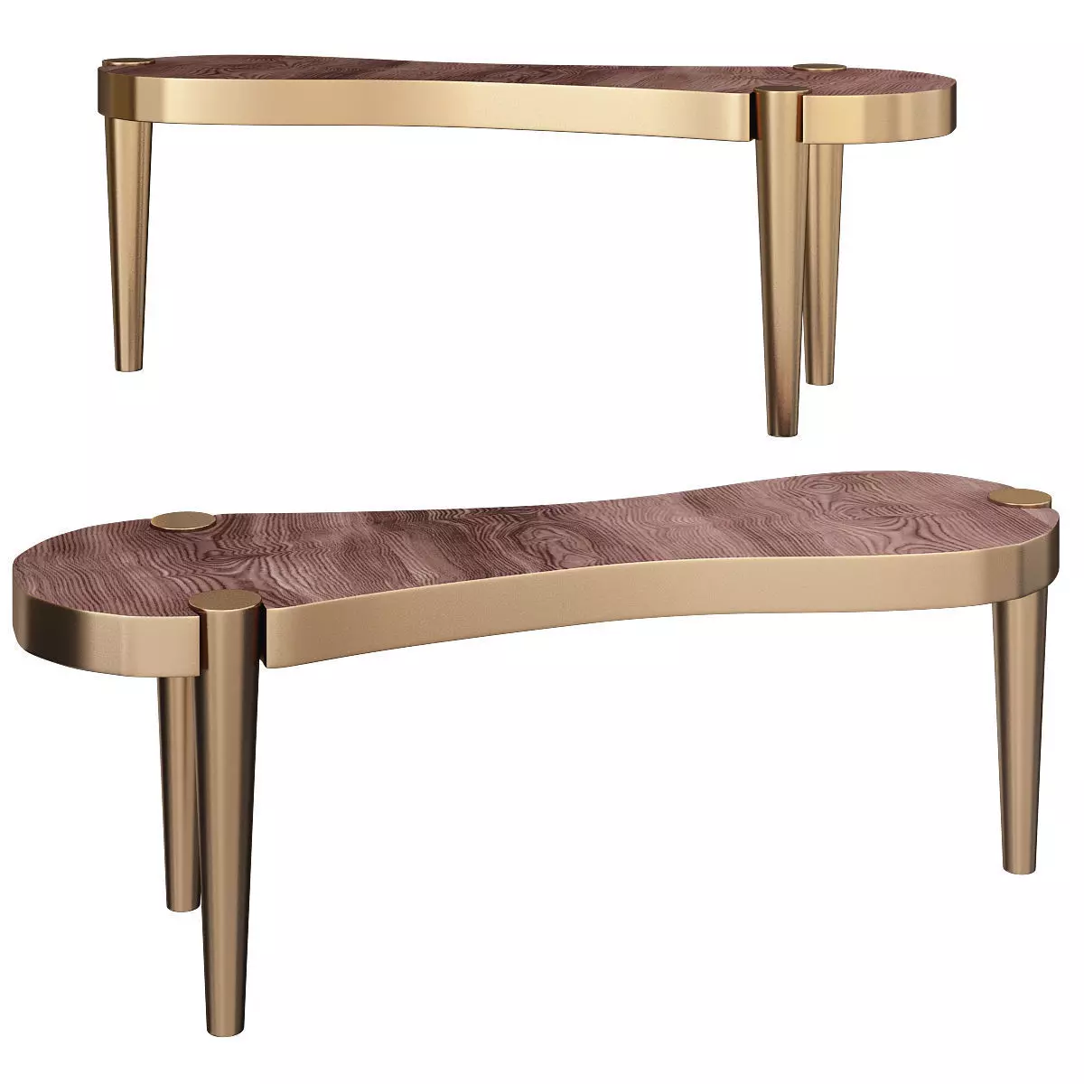 OTTAVIANO BRIAR WOOD COFFEE TABLE 3d model Low-poly 3D model_0