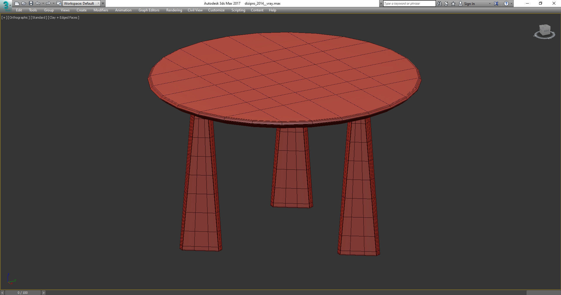 GRAVITY M TABLE 3d model Low-poly 3D model_4