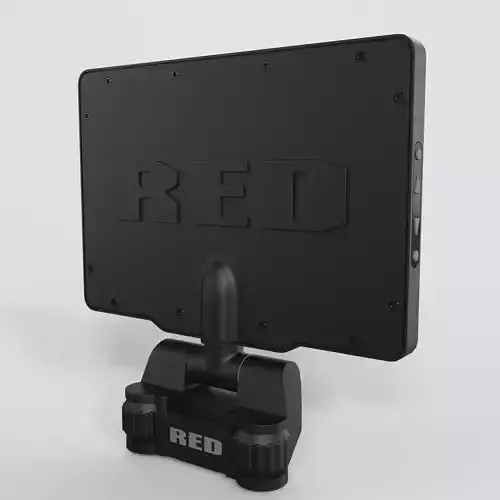 Red Touch Monitor 3D model