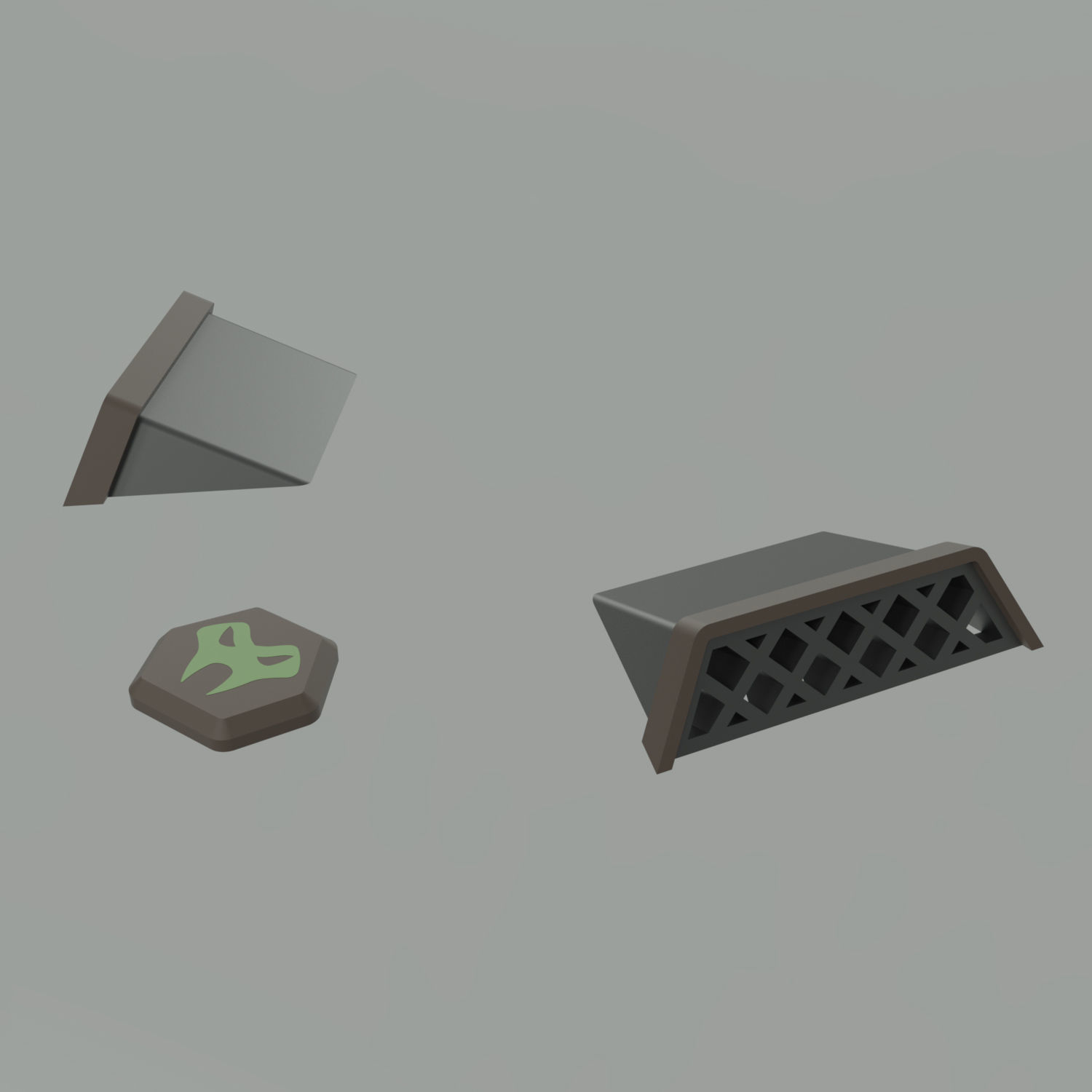 Valorant Viper accessories 3D models set 3D print model_4