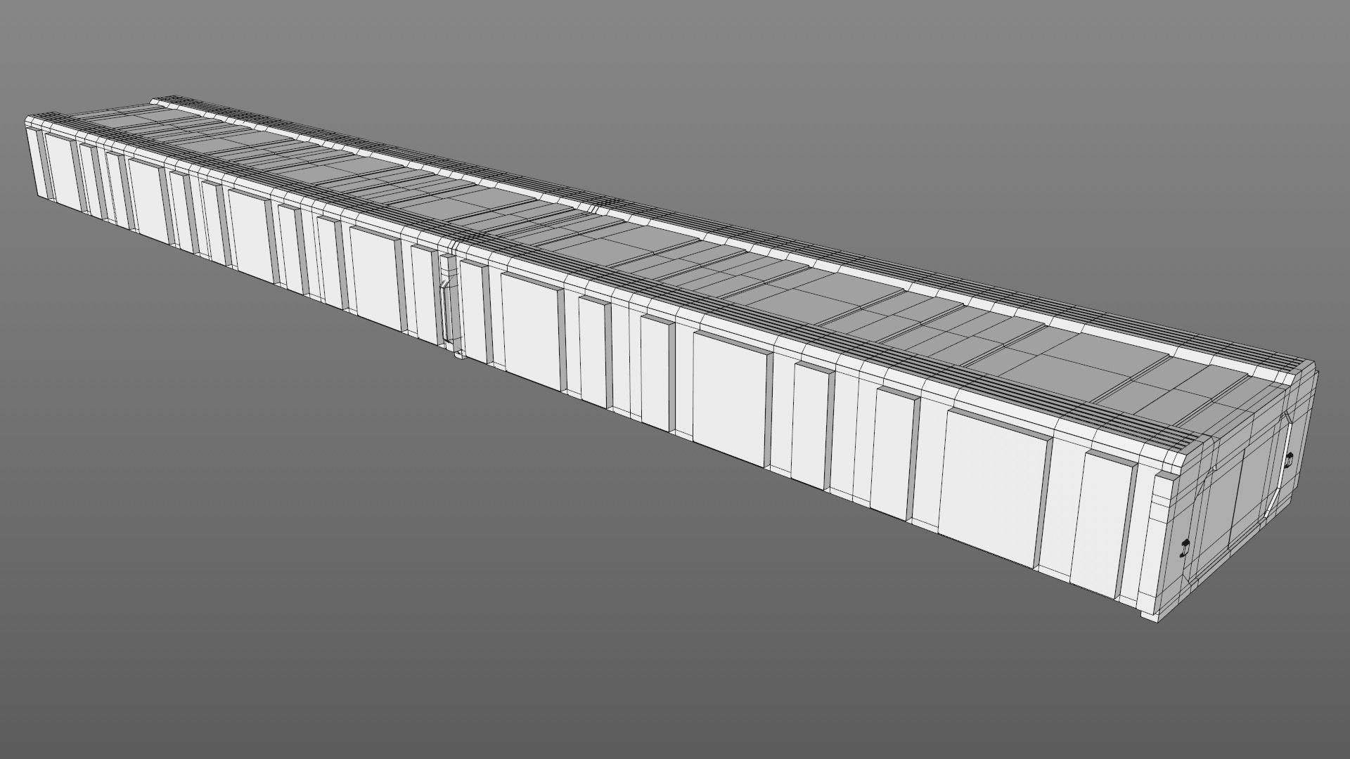 Sci Fi Corridor 3D model_21