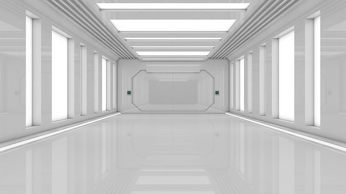 Sci Fi Corridor 3D model
