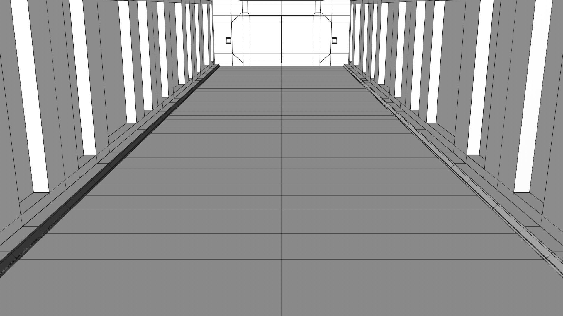 Sci Fi Corridor 3D model_19