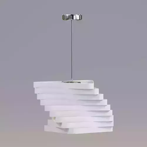 Modern geometric lamp 3D model
