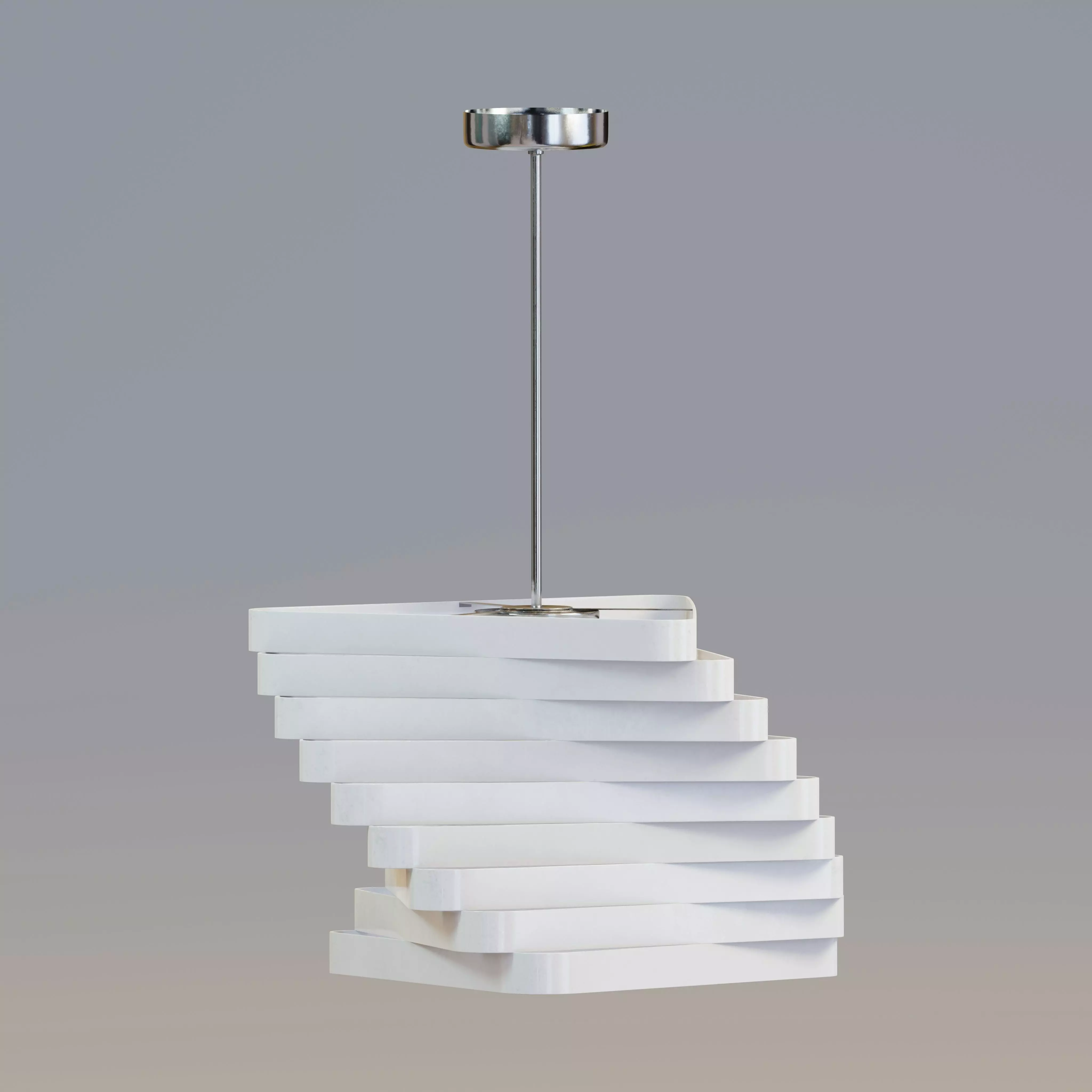 Modern geometric lamp 3D model