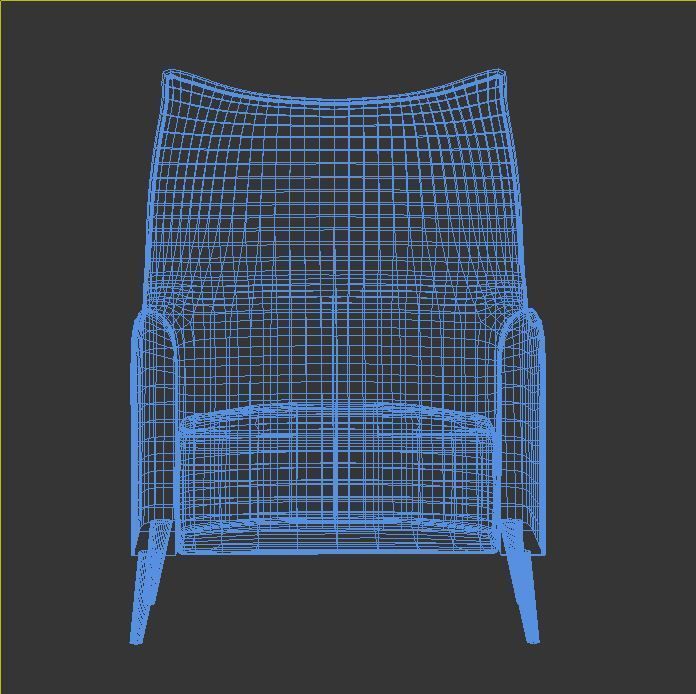 arm chair 3D model_5
