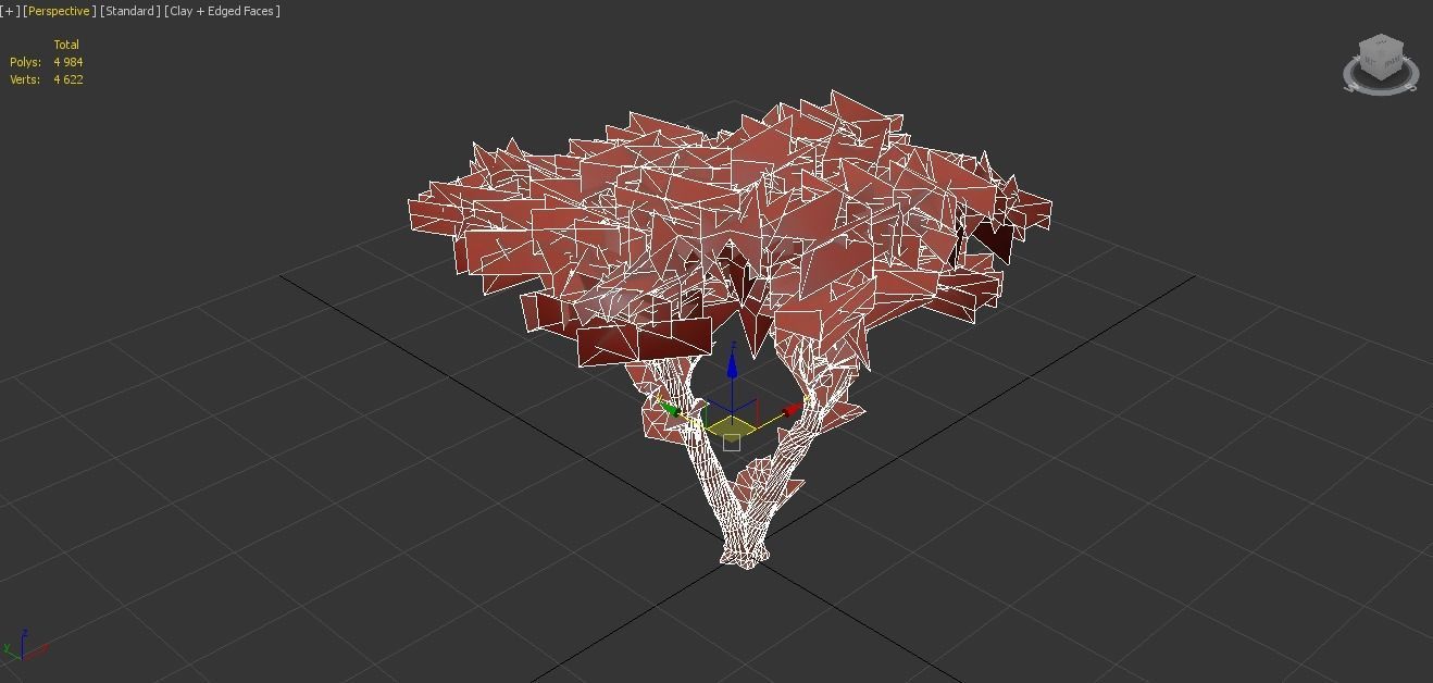 Monterey Cypress Tree Low-poly 3D model_6