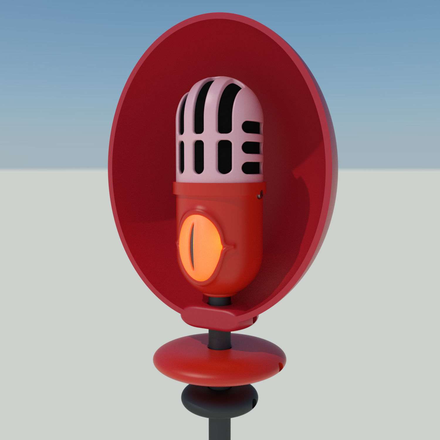 Hazbin Hotel Alastor The Radio Demon 3D model set 3D print model_1