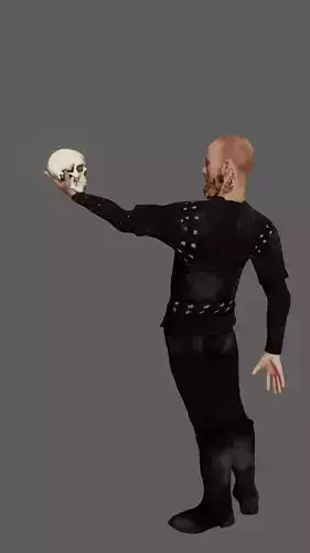 Viking Rigged model ready for videogames