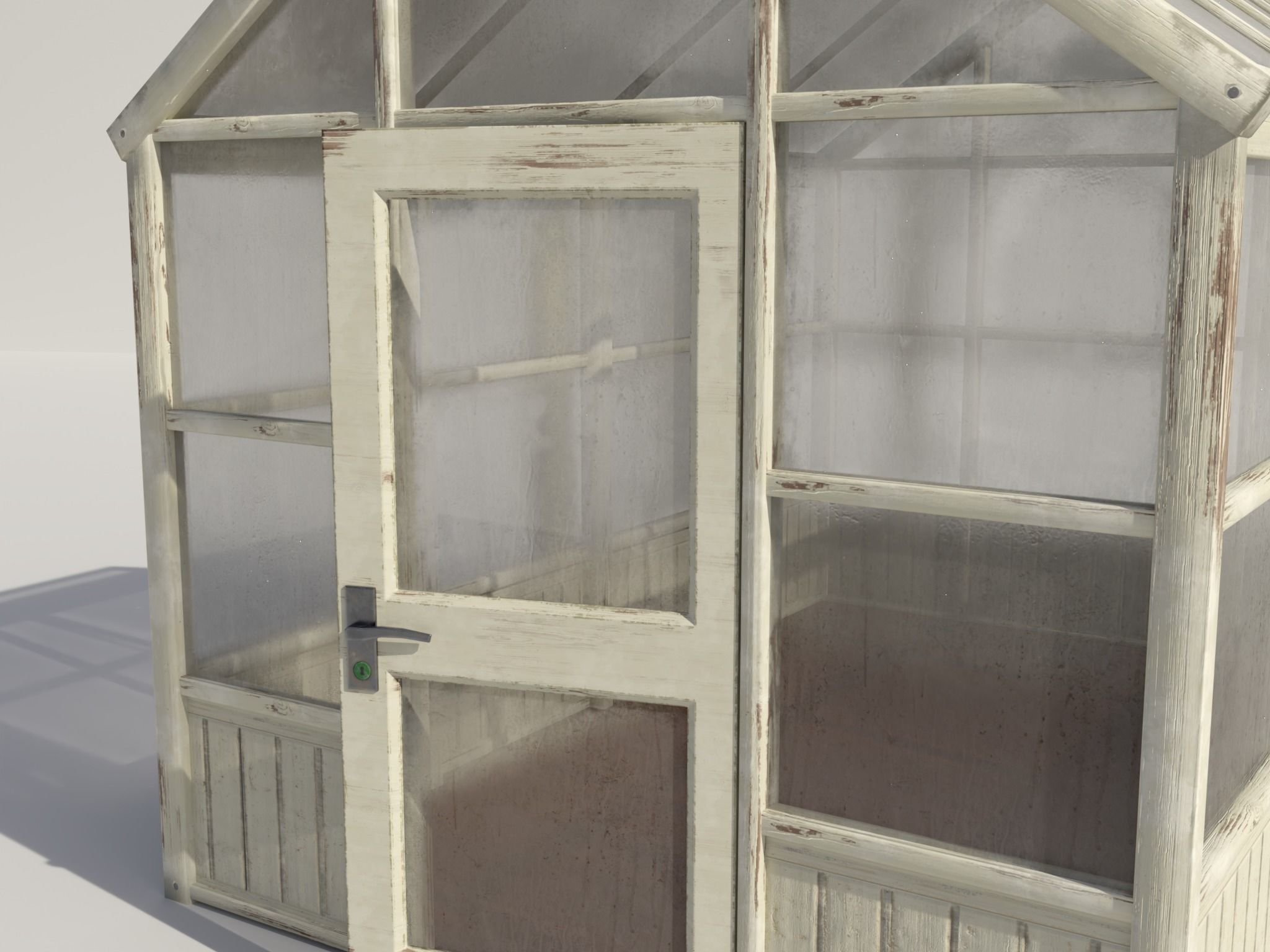 PBR Assets - Greenhouse Low-poly 3D model_6