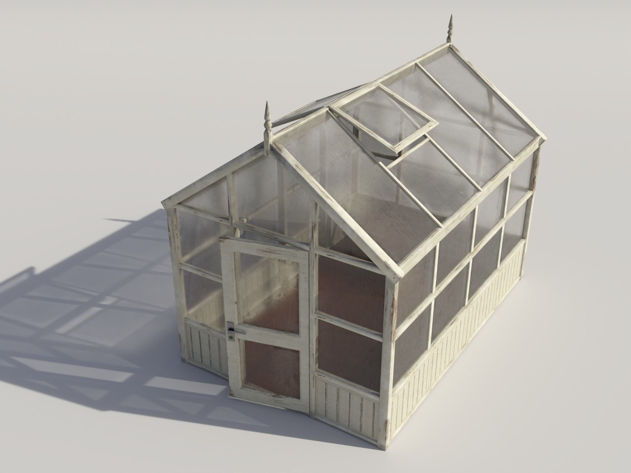 PBR Assets - Greenhouse Low-poly 3D model_1