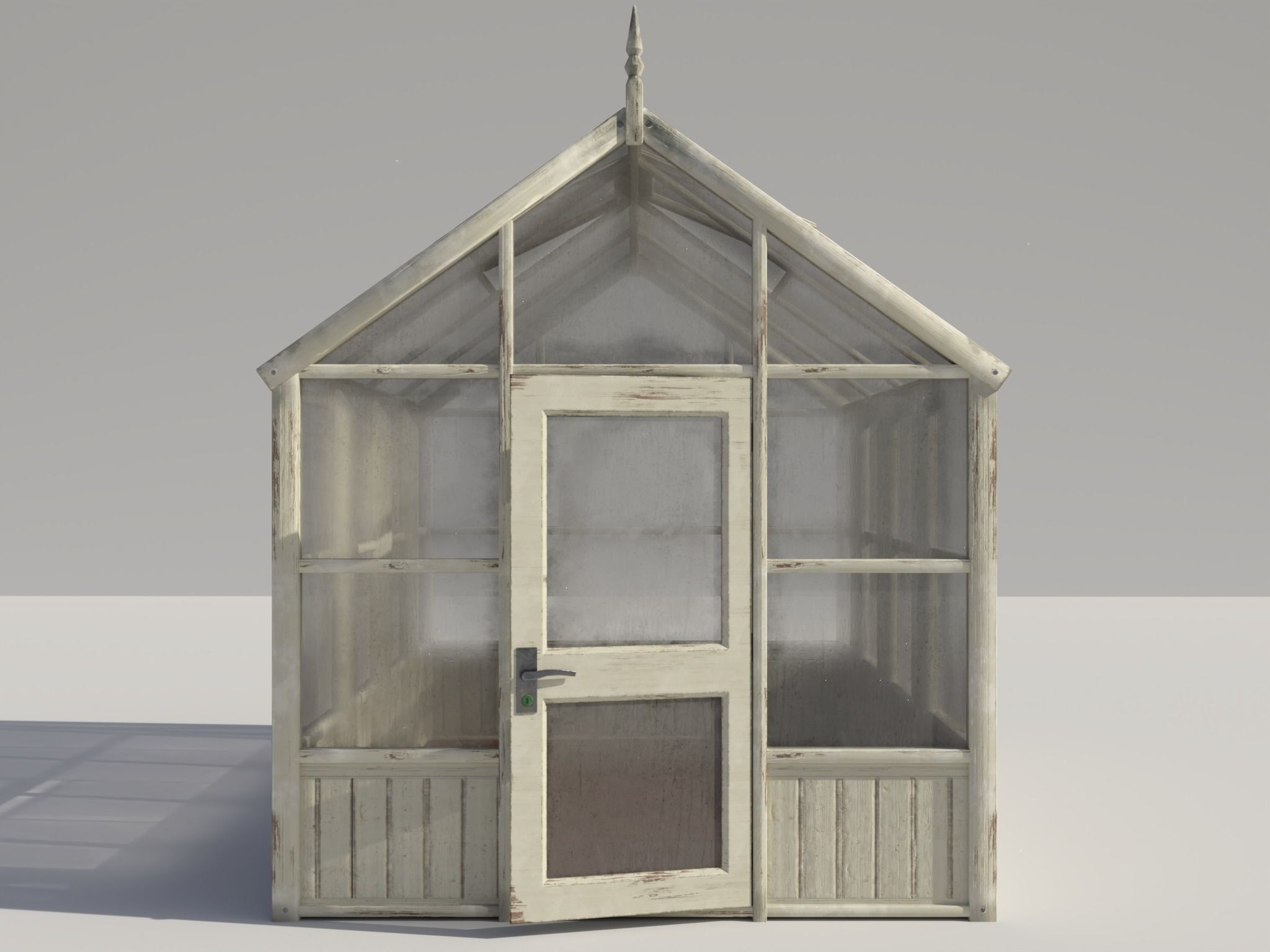 PBR Assets - Greenhouse Low-poly 3D model_5