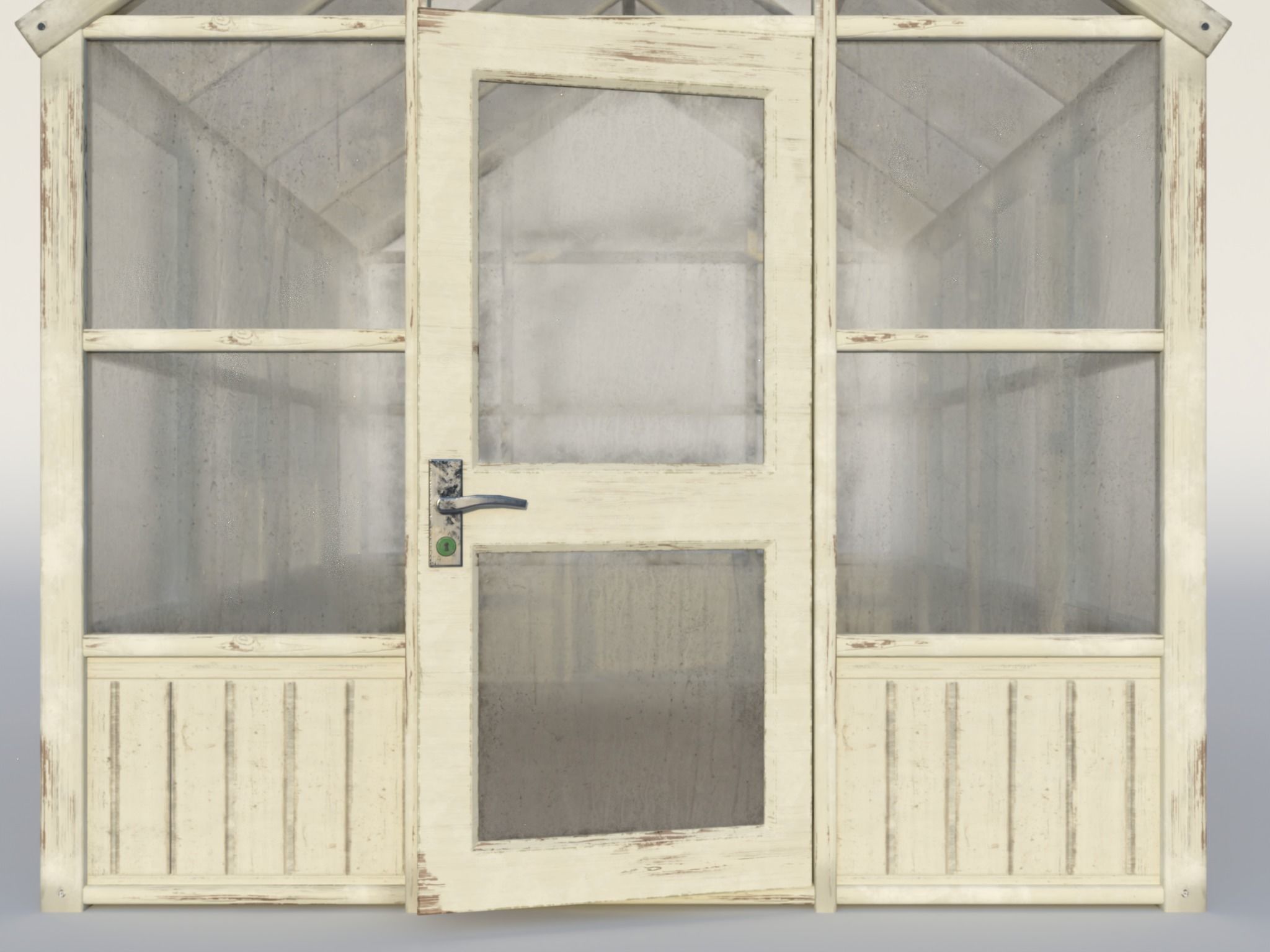 PBR Assets - Greenhouse Low-poly 3D model_9