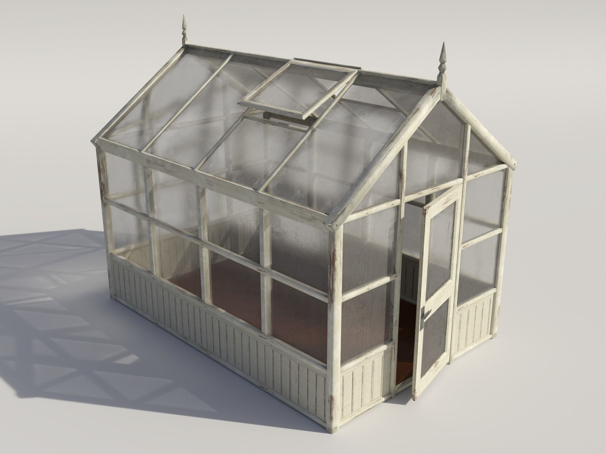PBR Assets - Greenhouse Low-poly 3D model_2