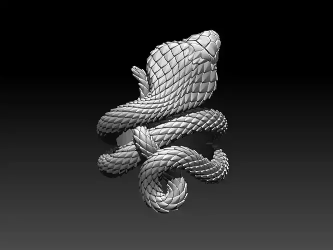 ring cobra  3D print model