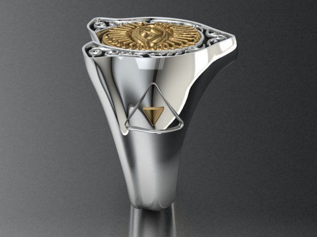 Eye Ring 3D print model_18