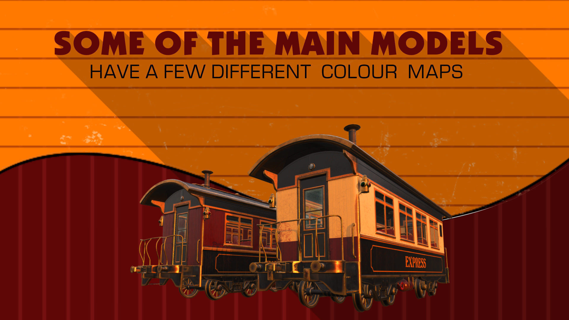 The Railway Mechanical Toy Low-poly 3D model_41