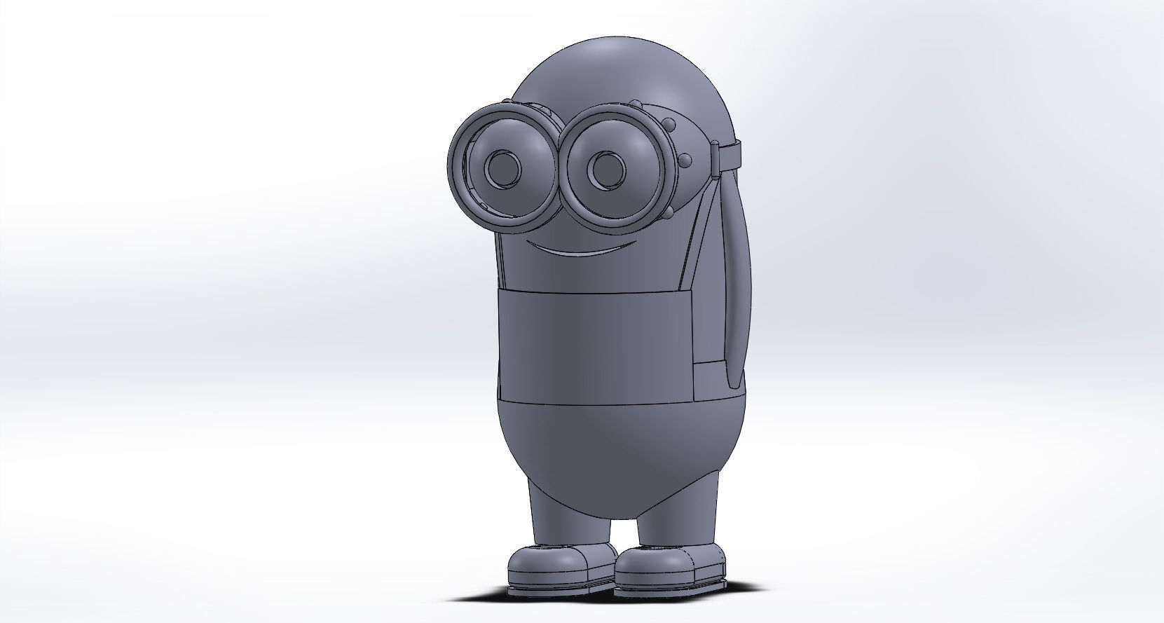 Minion Free 3D print model_3