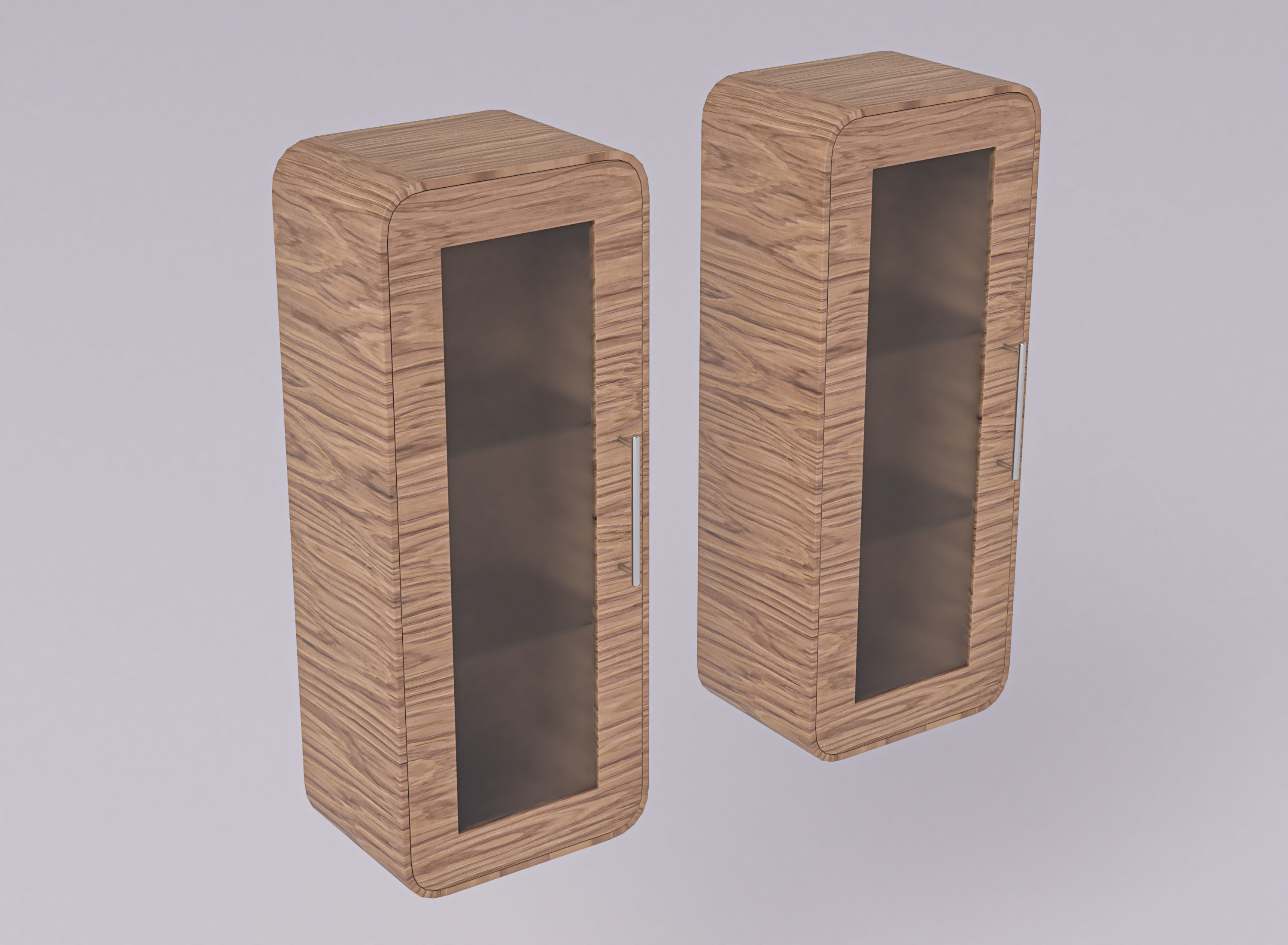 Furniture Set wooden box with handle 3D model_5