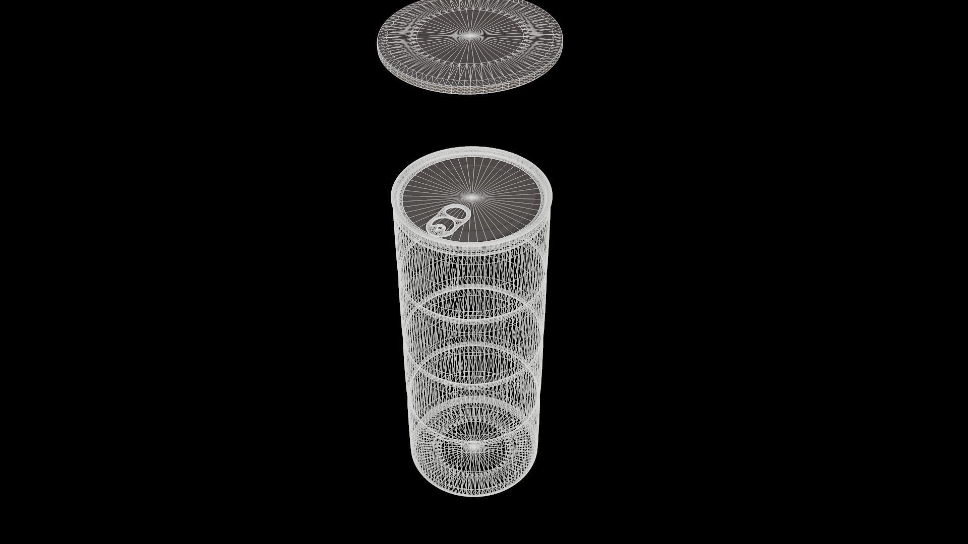 Caramel Popcorn 3D model_5