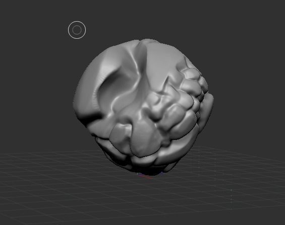 Caramel Popcorn 3D model_13