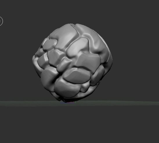 Caramel Popcorn 3D model_12