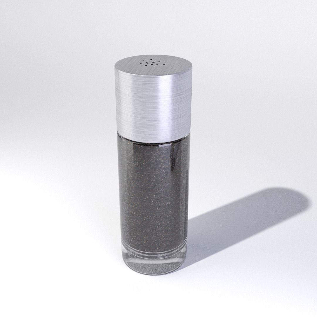Salt and Pepper Shaker 3D model_2