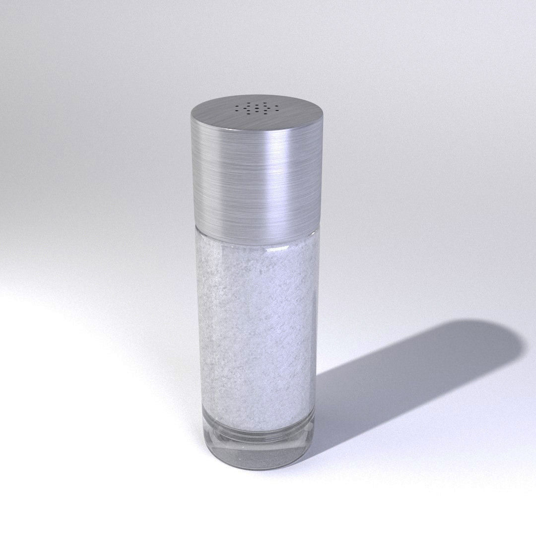 Salt and Pepper Shaker 3D model_1