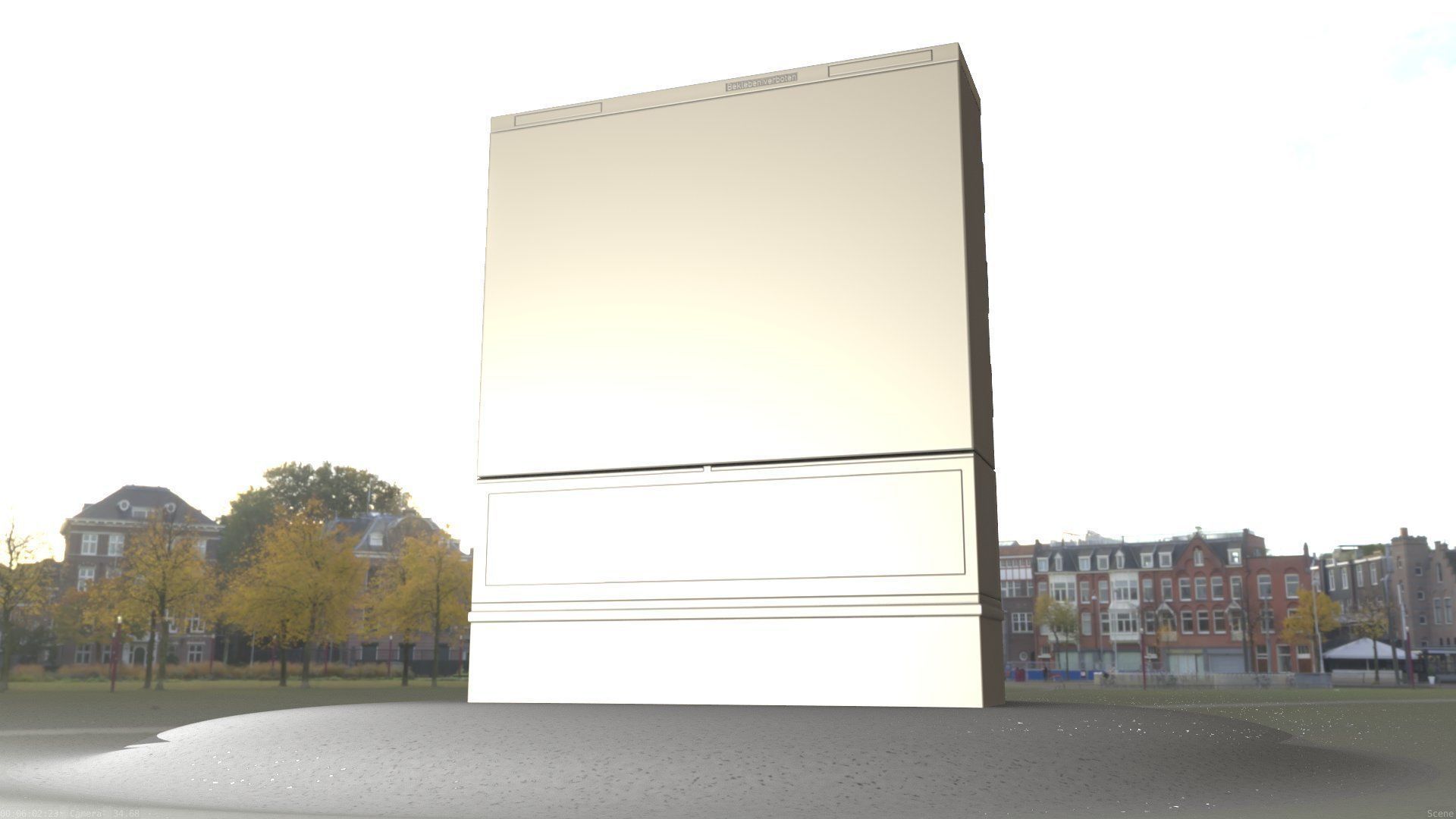 Electrical Distribution Cabinet 88 Low-poly 3D model_17