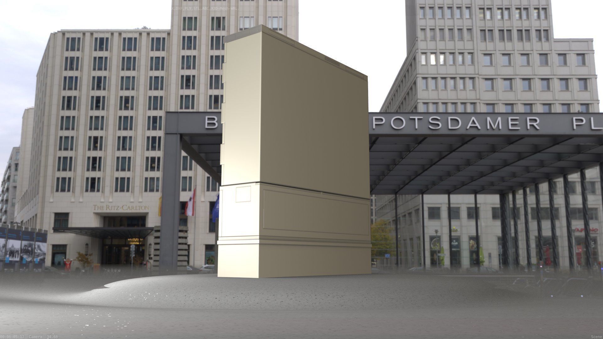 Electrical Distribution Cabinet 88 Low-poly 3D model_79