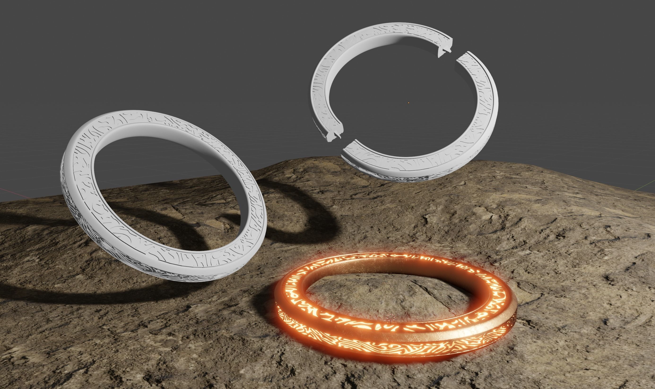 Shang-chi Bracelets Ring 3D Print 3D print model_2