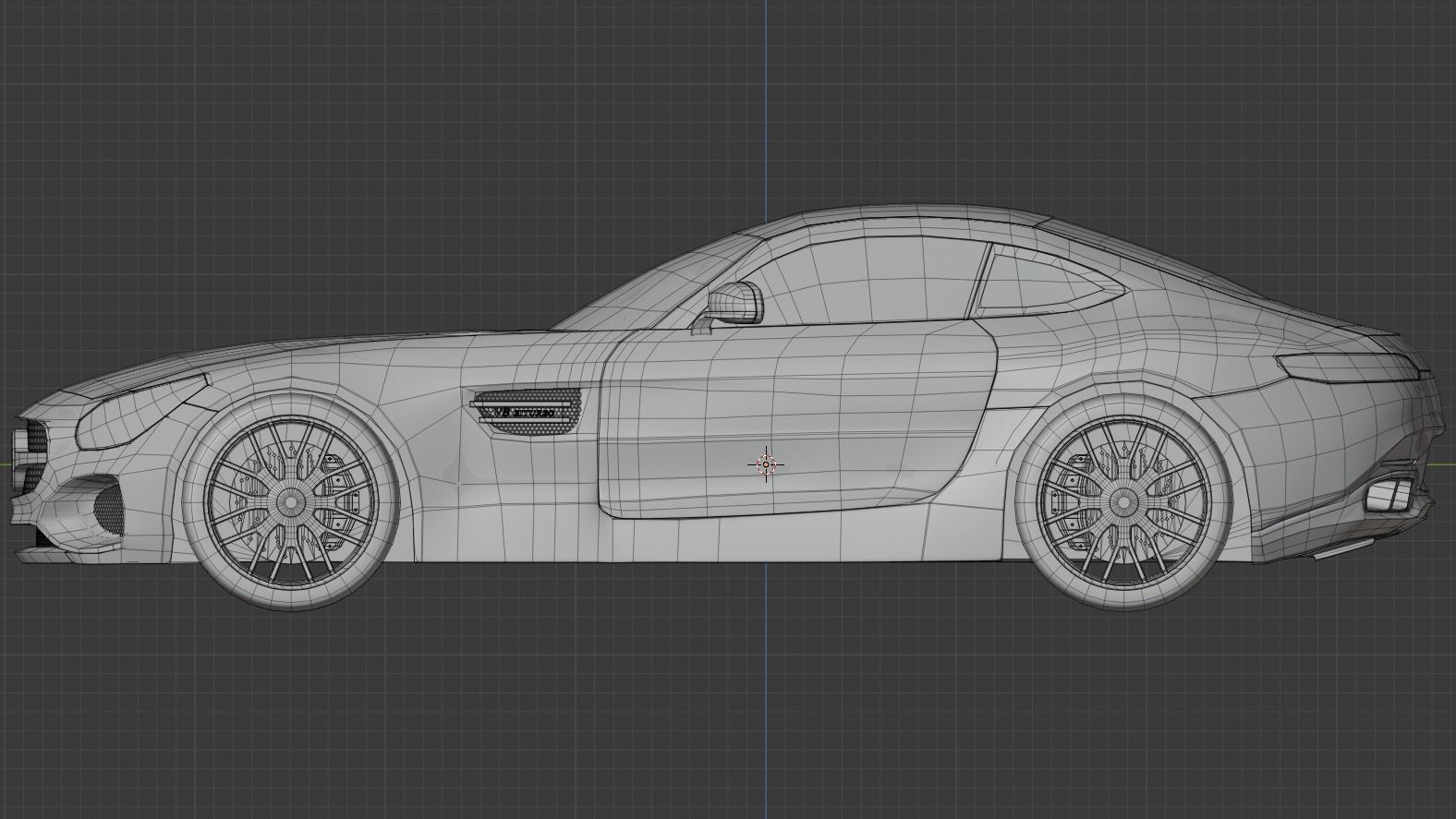 Mercedes AMG GT 3D model_8